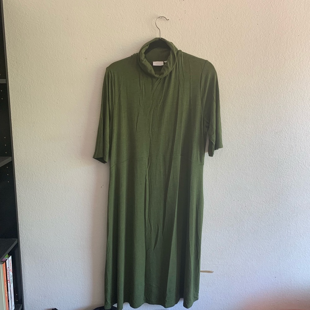 Anthropologie Knee Length Turtle Neck Dress